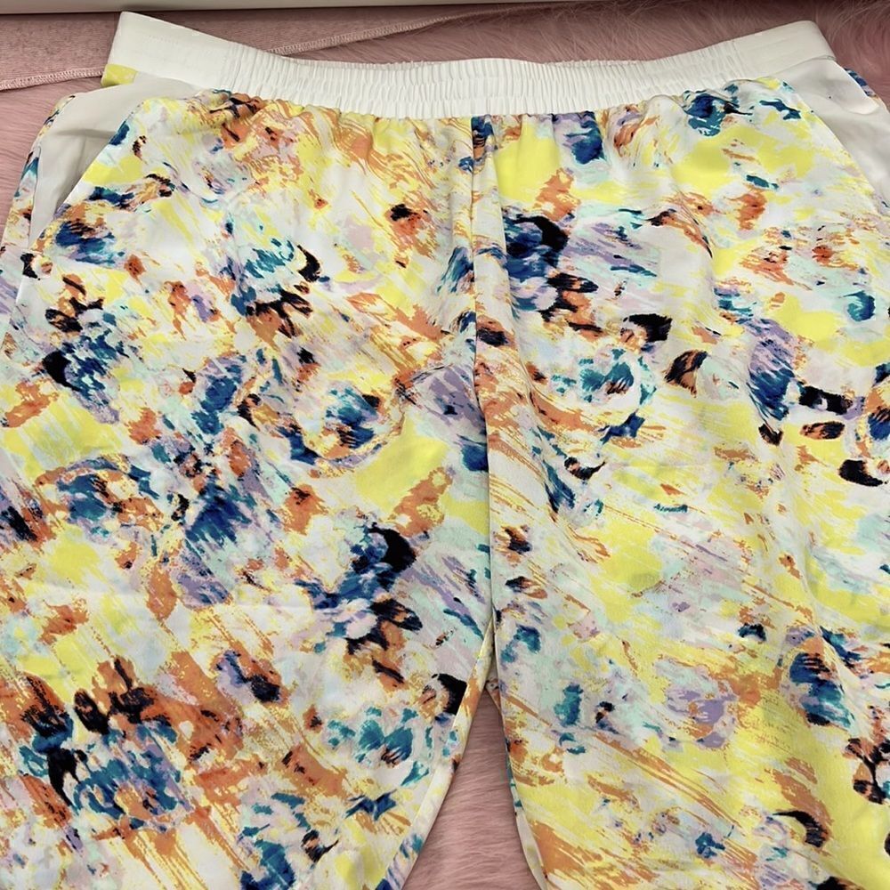 Metaphor XL abstract print lightweight pants
